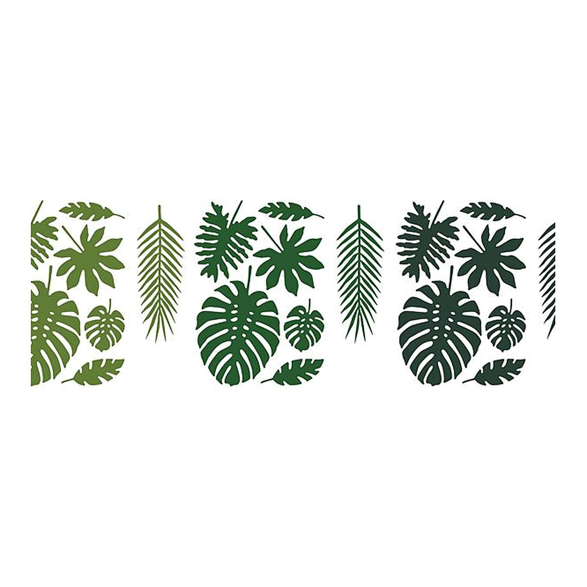 Tropical Blätter – 21 Stk. in 7 Formen