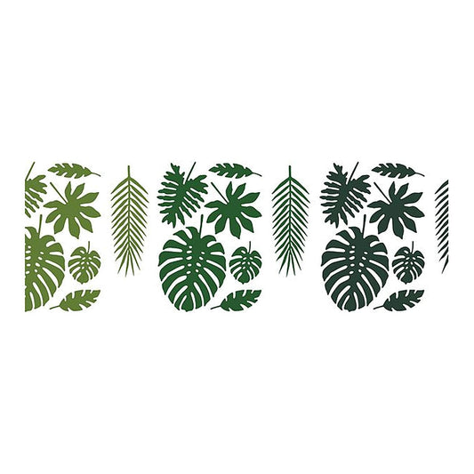 Tropical Blätter – 21 Stk. in 7 Formen