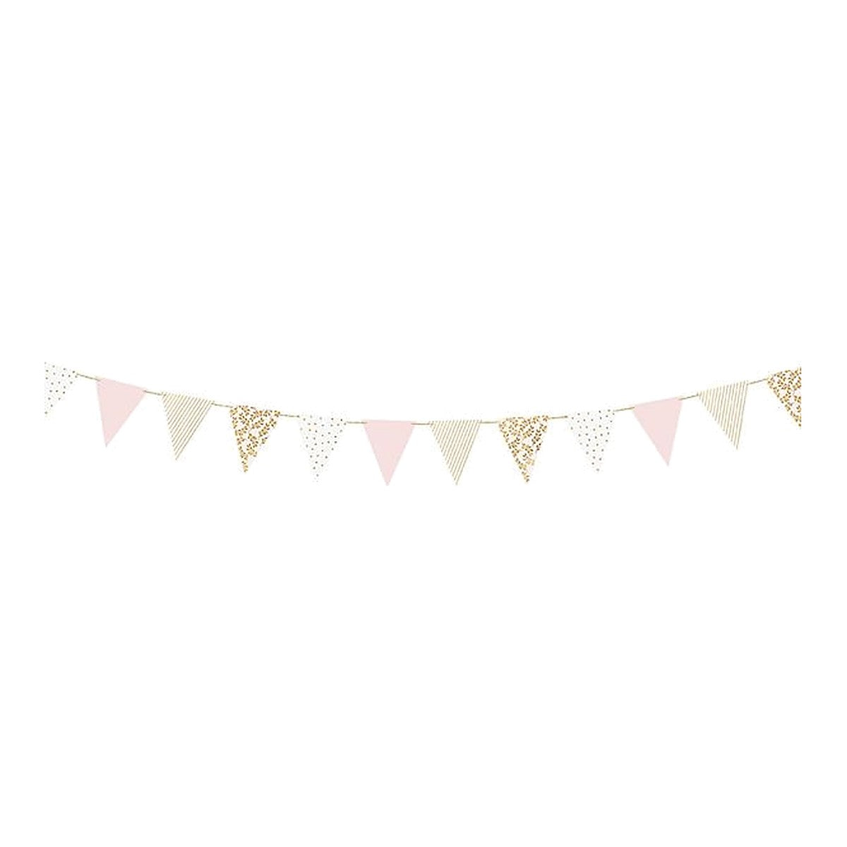 Wimpelgirlande vintage – 12 Wimpel - ca. 2 Meter