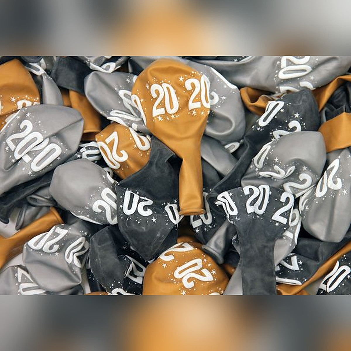 Zahlen Ballons 20 metallic – Ansicht 2