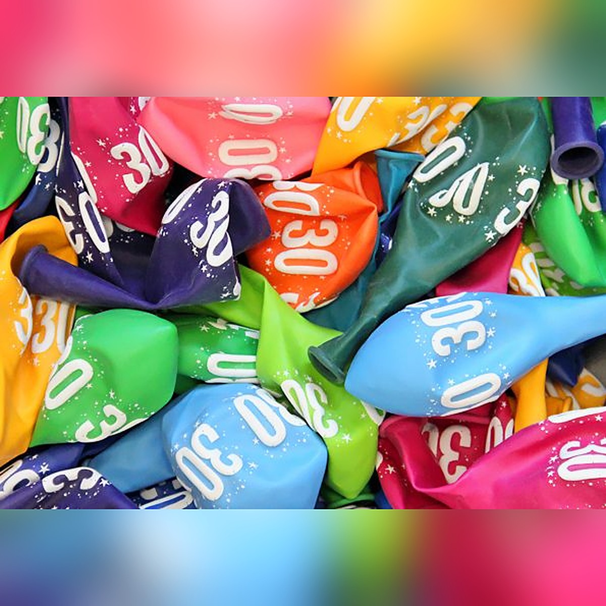 Zahlen Ballons 30 – Ansicht 2