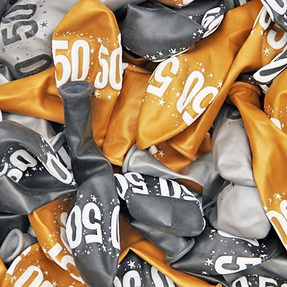 Zahlen Ballons 50 metallic – Ansicht 2