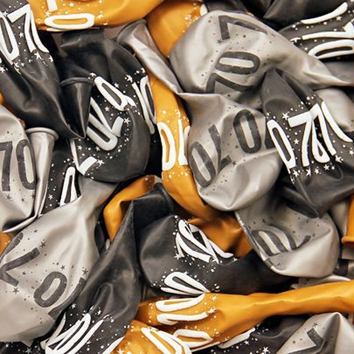 Zahlen Ballons 70 metallic – Ansicht 2