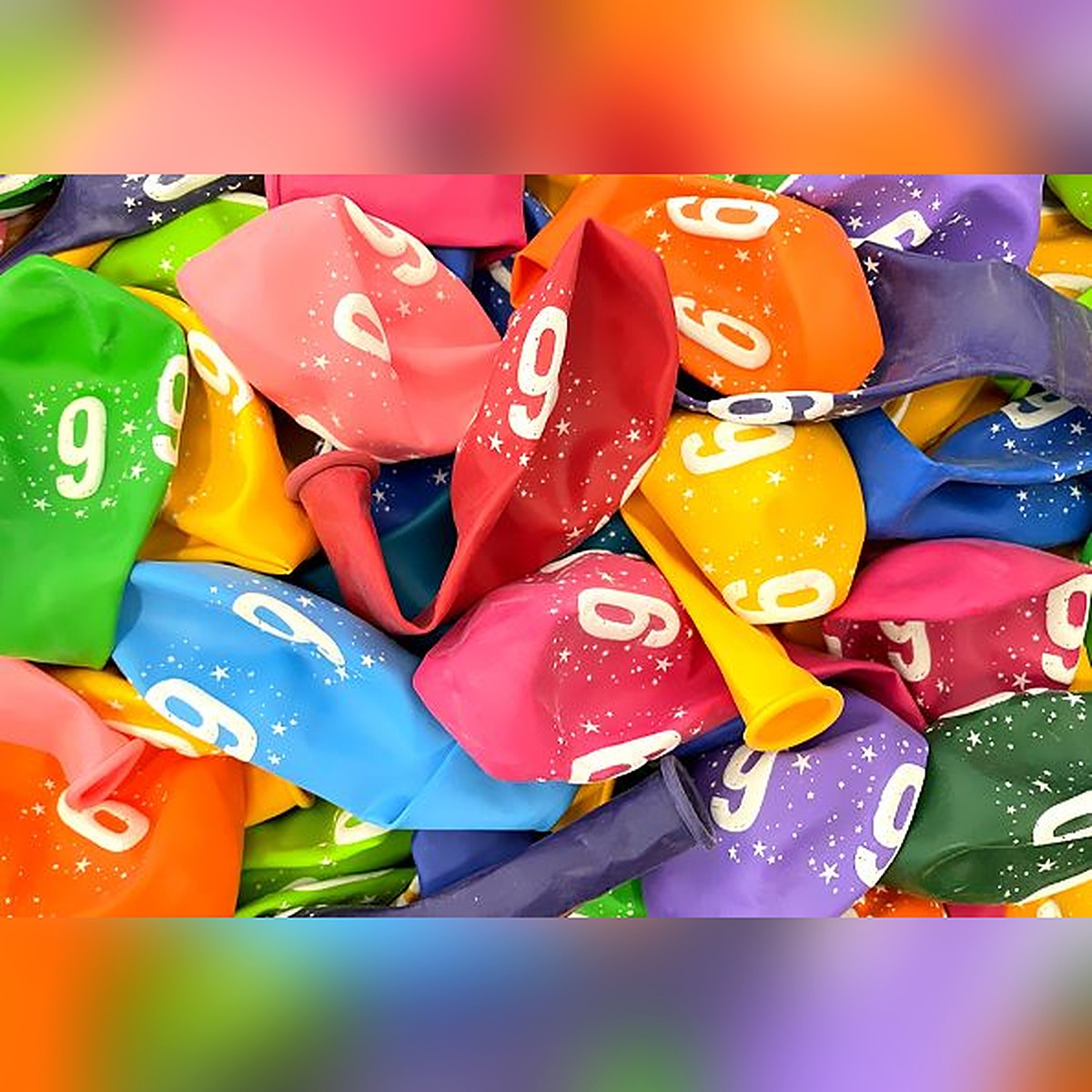 Zahlen Ballons 9 – Ansicht 2