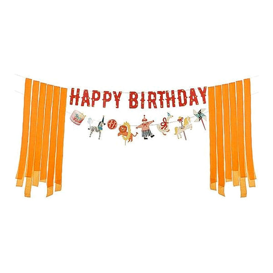 Zirkus Girlande Happy Birthday – Länge: 2.1 Meter