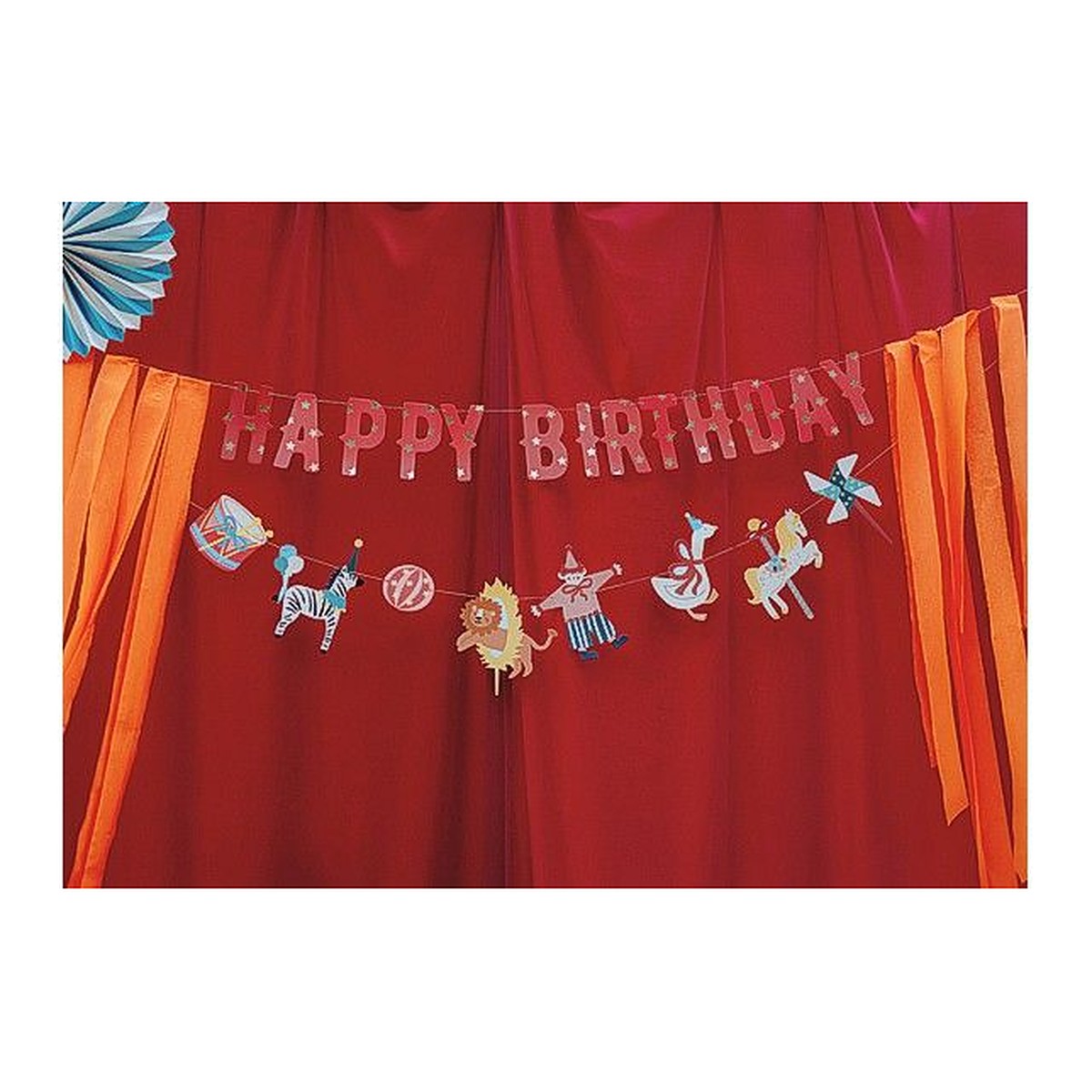 Zirkus Girlande Happy Birthday – Ansicht 2
